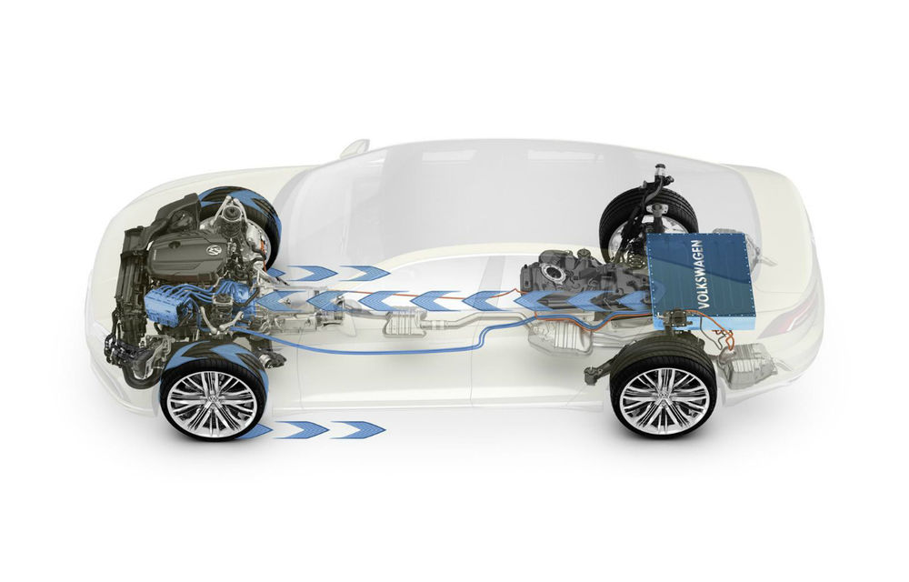 Volkswagen C Coupe GTE Concept prefigurează fratele mai mare al lui Passat - Poza 2