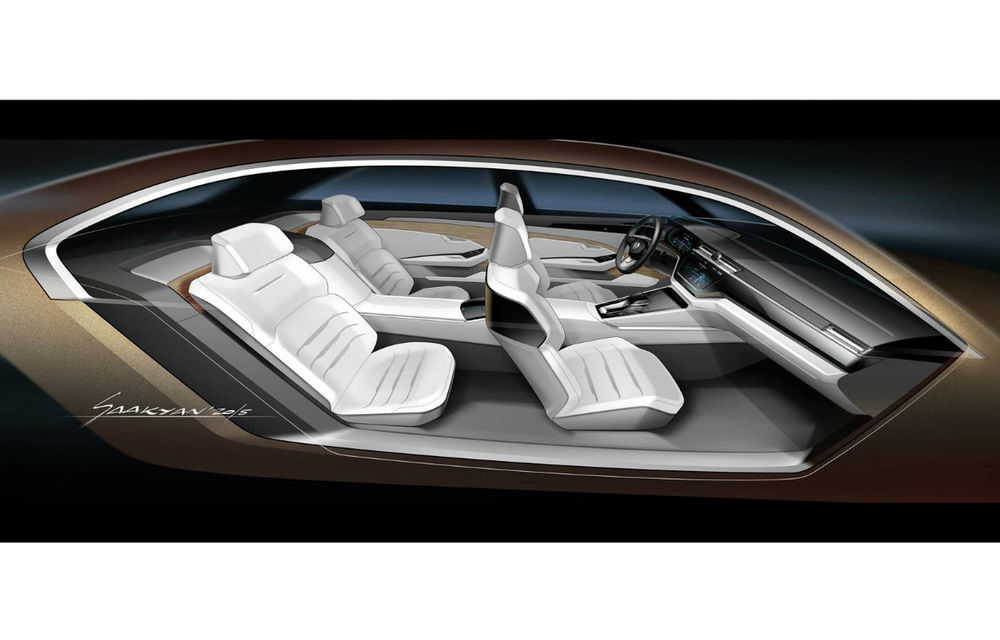 Volkswagen C Coupe GTE Concept prefigurează fratele mai mare al lui Passat - Poza 2