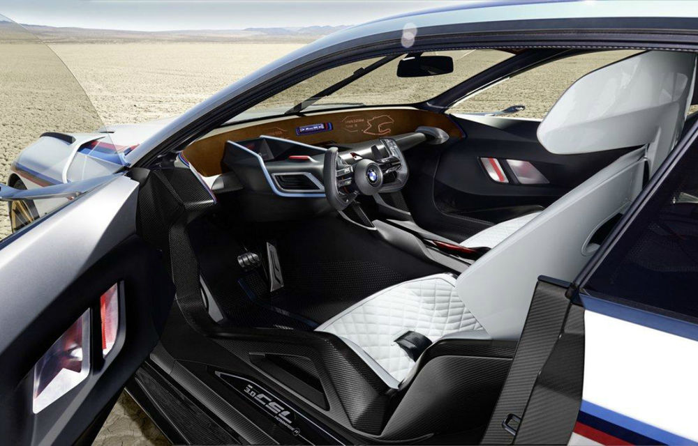 BMW 3.0 CSL Hommage Concept, un nou exponat cu tentă retro al mărcii germane - Poza 3
