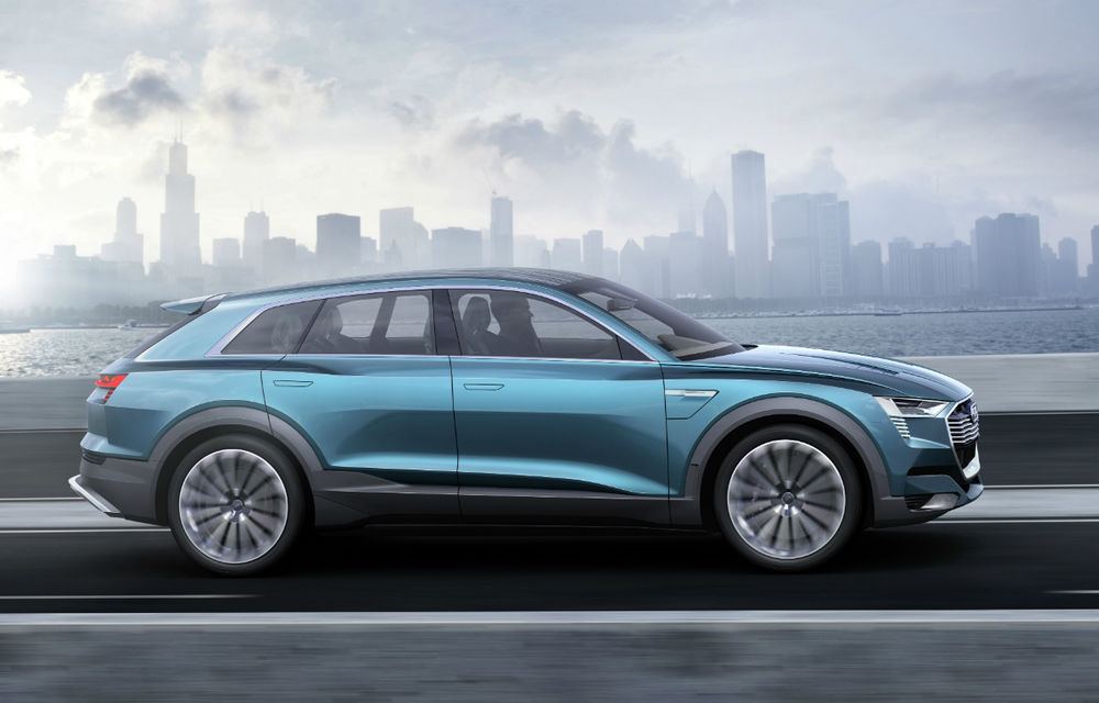 Audi e-tron quattro concept, primul SUV 100% electric al nemților, anunță 435 CP și o autonomie de peste 500 kilometri - Poza 2