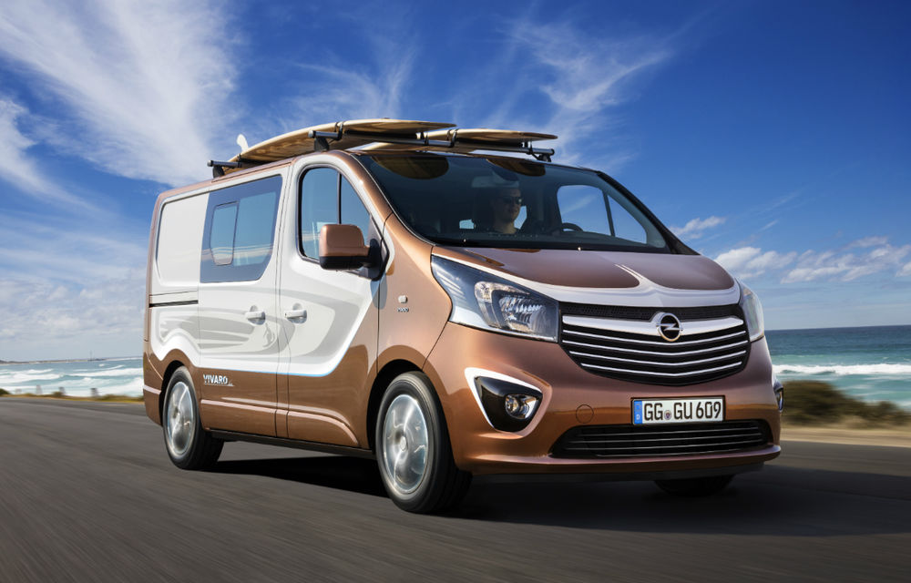 Opel Vivaro Surf Concept, un exercițiu dedicat celor îndrăgostiți de sport - Poza 2