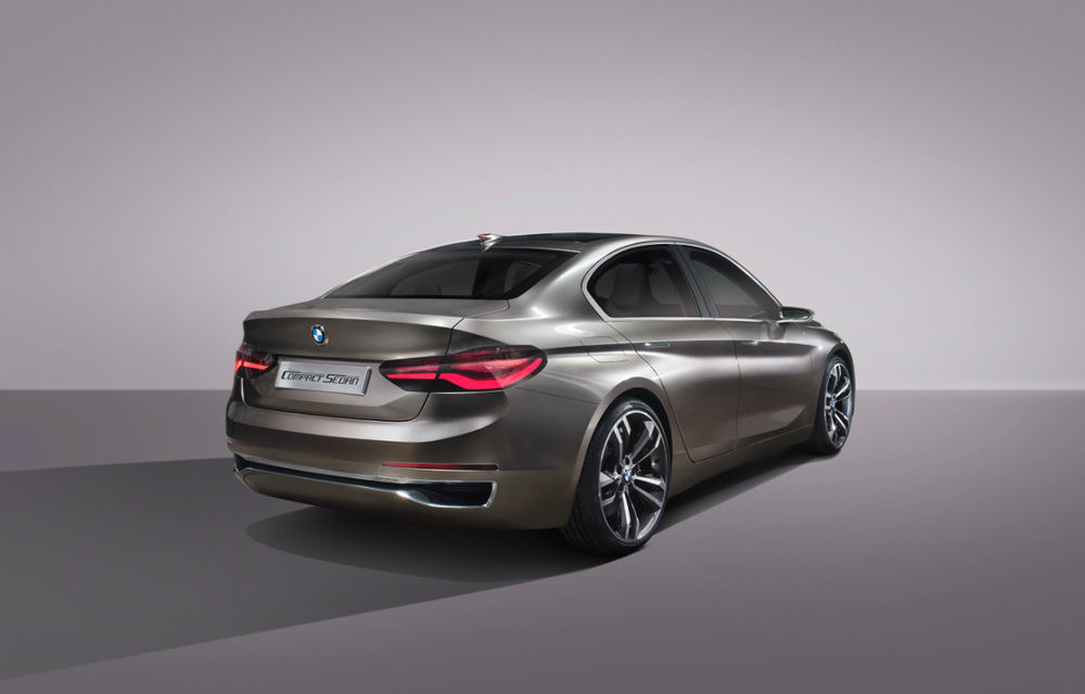 BMW Compact Sedan Concept ne arată viiitorul rival al lui Mercedes-Benz CLA și Audi A3 Sedan - Poza 2