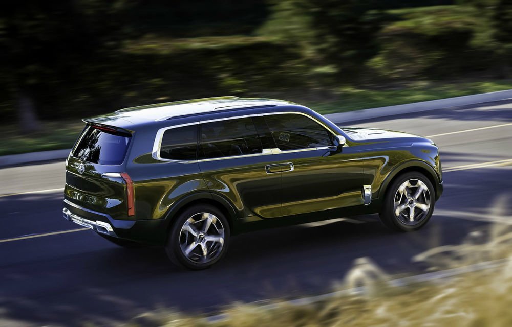 Aşa ar putea arăta SUV-urile coreene în viitor: Kia Telluride, un concept mai pătrăţos decât Bentley Bentayga - Poza 2