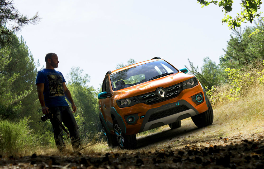Pe când sub sigla Dacia? Renault Kwid primește două versiuni-concept agresive: Kwid Climber și Kwid Racer - Poza 2