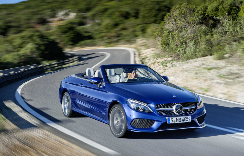 Vara vine mai devreme în acest an: Mercedes a lansat primul său cabriolet bazat pe Clasa C - Poza 2