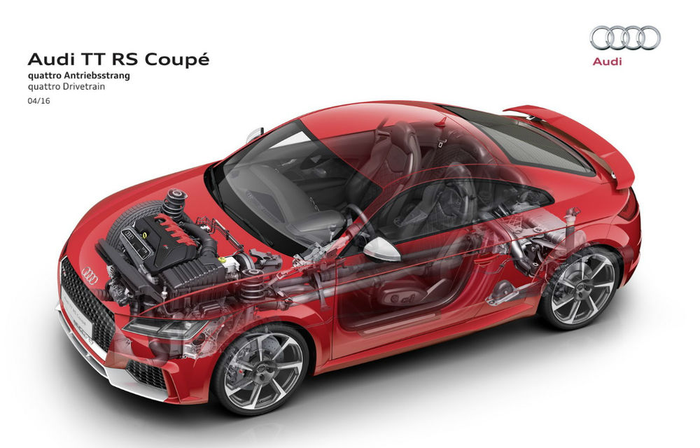 Mai tare decât &quot;vărul&quot; Porsche Cayman S: noul Audi TT-RS vine cu 400 CP și 3.7 secunde pentru 0-100 km/h - Poza 2