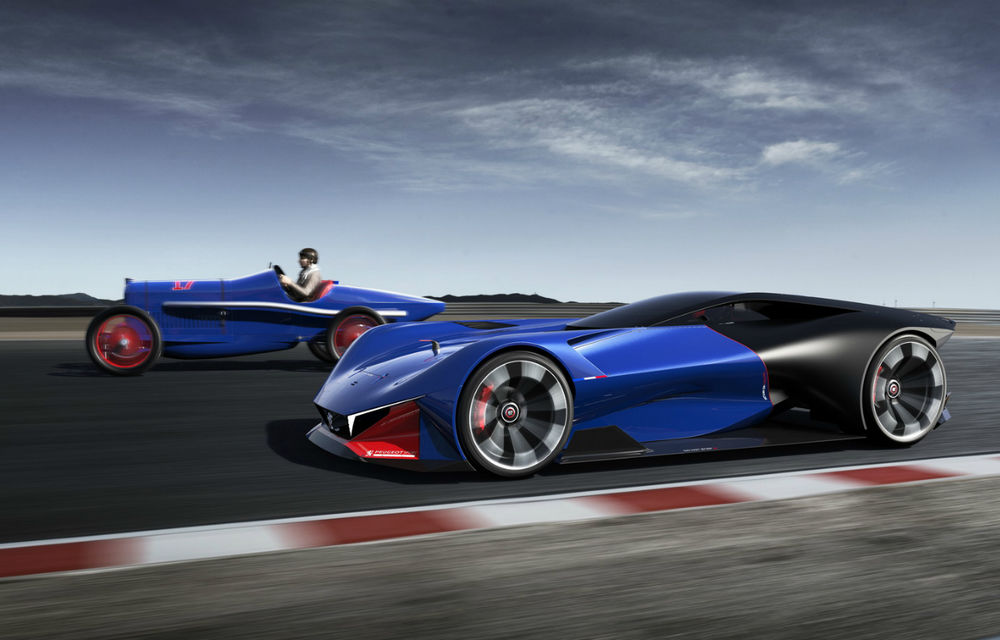 Peugeot retrăiește ”visul american” cu un concept care ajunge la 100 de km/h în 2.5 secunde - Poza 2