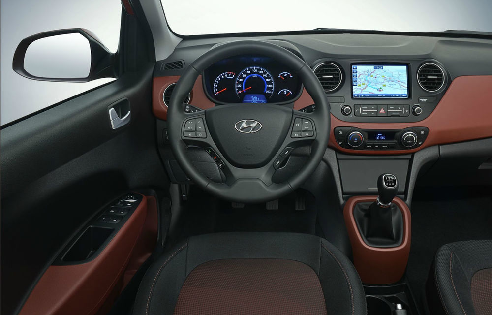 Un plus de rafinament în clasa mică: Hyundai i10 facelift vine cu ecran touch de 7 inch şi noi sisteme de siguranţă - Poza 2