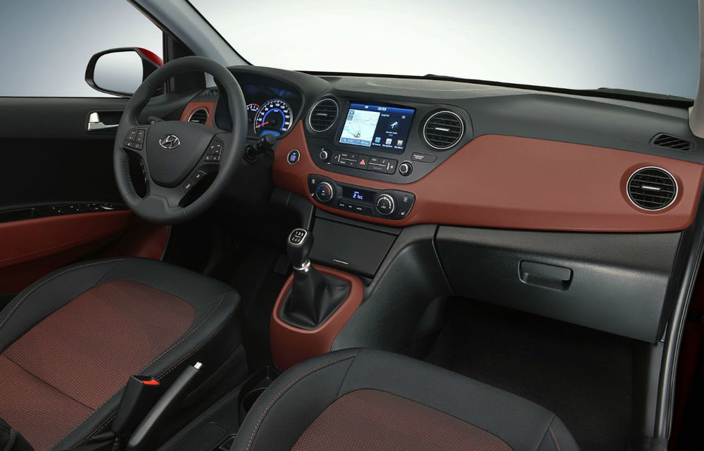 Un plus de rafinament în clasa mică: Hyundai i10 facelift vine cu ecran touch de 7 inch şi noi sisteme de siguranţă - Poza 2