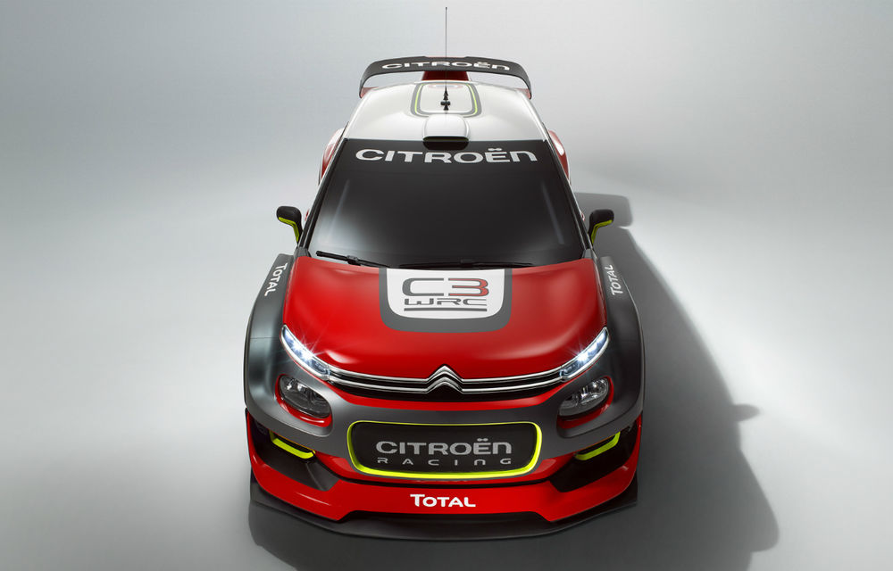 Armă albă-neagră-roșie: Citroen C3 WRC este mașina cu care francezii revin oficial în Mondialul de Raliuri în 2017 - Poza 2