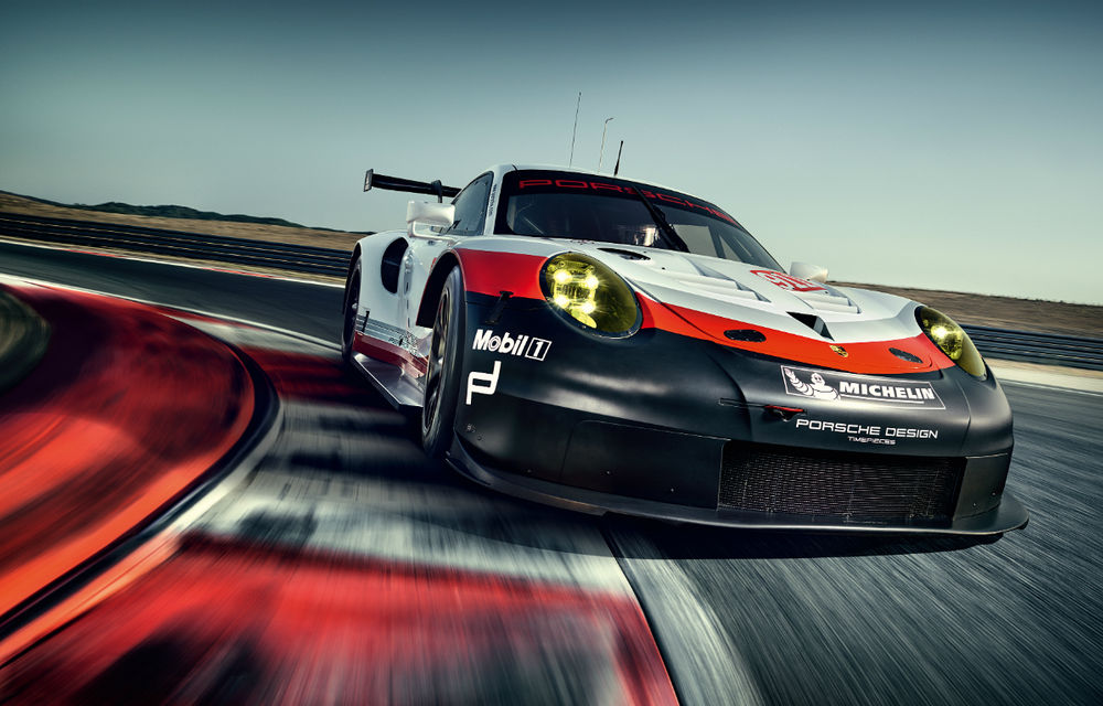 Porsche îşi ascute armele pentru Le Mans: Porsche 911 RSR are motor amplasat central de 4.0 litri şi 510 cai putere - Poza 2