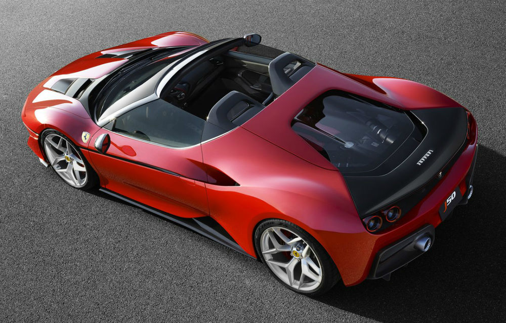 Ferrari face o dedicație fanilor din Japonia: italienii revin la caroseria targa cu noul J50 - Poza 2