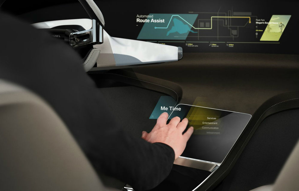 Conceptul i Inside Future anticipează viitoarele interioare BMW: holograme tactile în locul butoanelor clasice - Poza 2