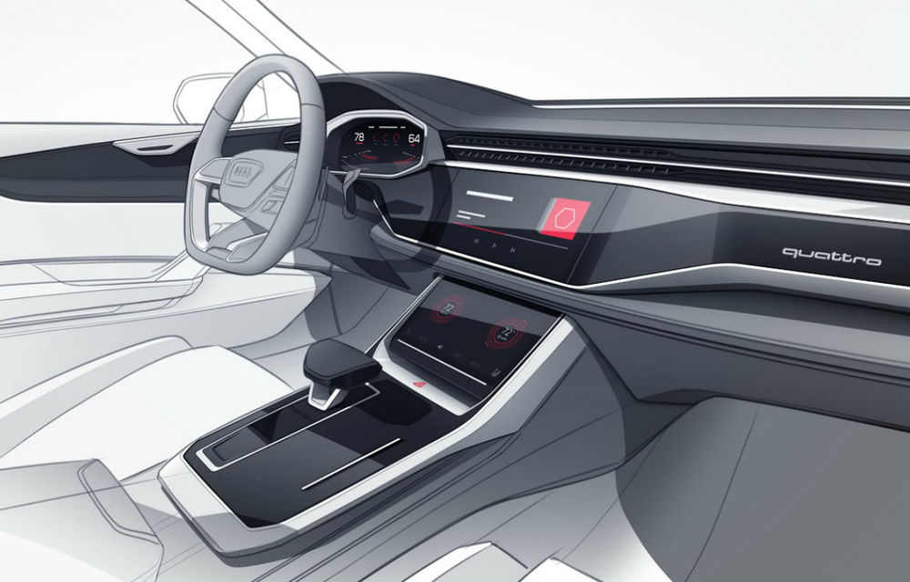 Audi Q8 Concept pornește pe urmele lui Range Rover și Mercedes GLS: imagini și detalii oficiale cu SUV-ul german - Poza 2