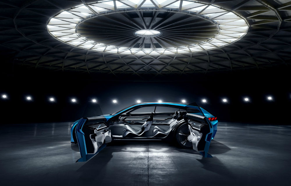 Peugeot Instinct Concept: design futurist, camere video în blocurile optice și 300 de cai putere - Poza 2