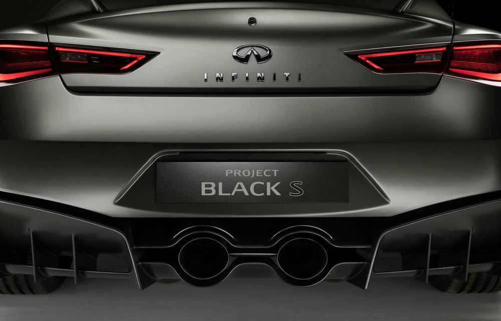 Infiniti Q60 Project Black S ar putea primi o versiune de serie: sistemul hibrid de propulsie asemănător cu cel din Formula 1 dezvoltă 568 CP - Poza 2