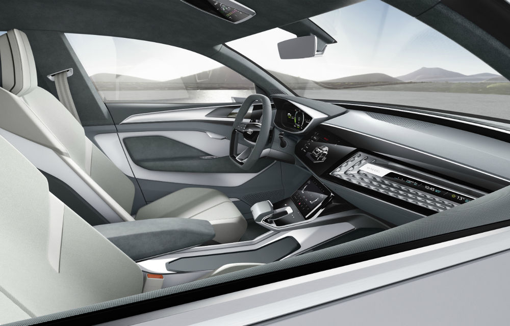 Audi e-tron Sportback Concept: un SUV coupe electric de 500 CP cu autonomie de 500 de kilometri, lansat în producție de serie în 2019 - Poza 2