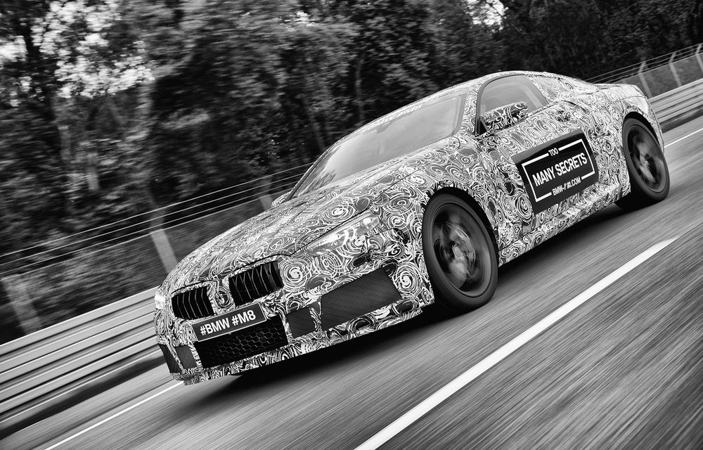 Primele imagini camuflate cu viitorul BMW M8: versiunea de performanță a lui BMW Seria 8 va ajunge și la Le Mans - Poza 2