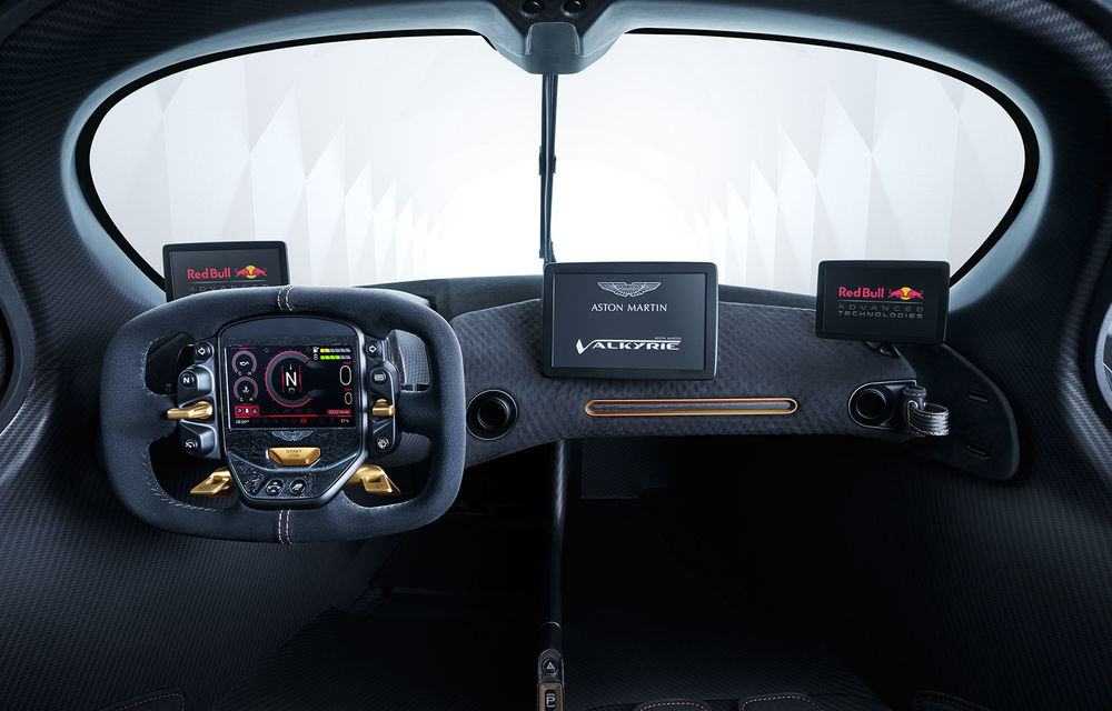 Interior extrem: Aston Martin a publicat primele imagini cu habitaclul lui Valkyrie - Poza 2
