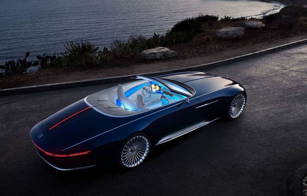 Vision Mercedes-Maybach 6 Cabriolet: concept electric de 750 cai putere și autonomie de 500 de kilometri - Poza 2