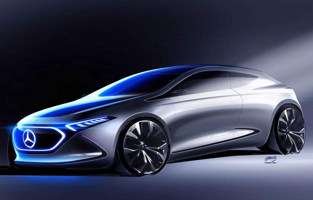 Mercedes EQA: conceptul electric are 272 de cai putere și autonomie de 400 de kilometri - Poza 2