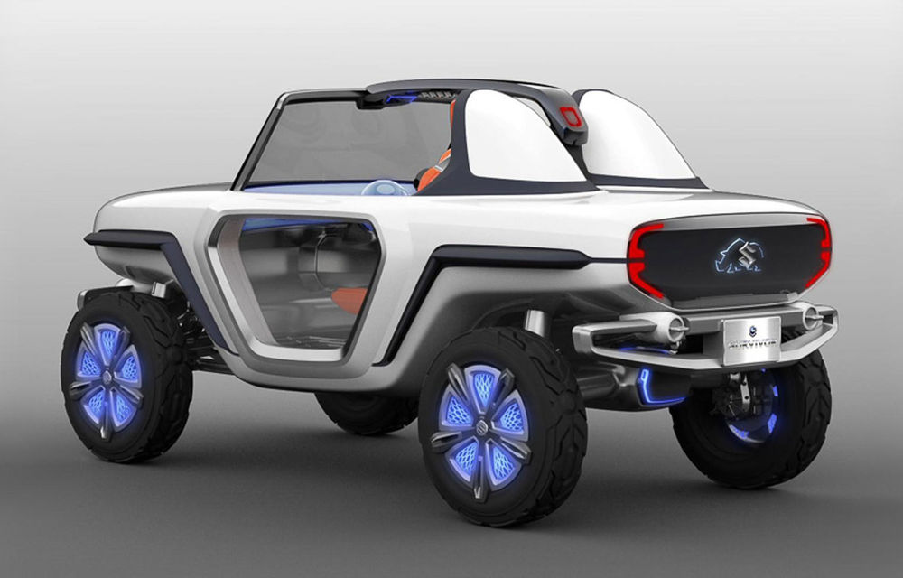 Suzuki nu uită de pasionații de off-road: e-Survivor este un concept electric și poate face față ieșirilor în teren accidentat - Poza 2