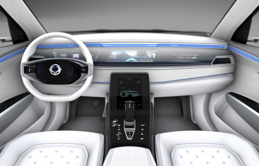 Primele teasere cu Ssangyong e-SIV: conceptul anticipează lansarea unui SUV compact electric - Poza 2