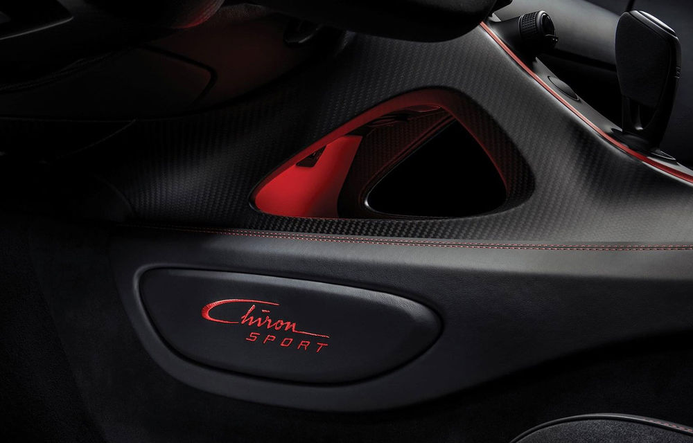 Bugatti Chiron Sport: performanțe asemănătoare cu versiunea de bază, masă totală redusă și agilitate sporită - Poza 2