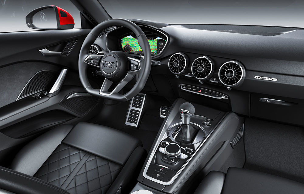 Audi TT facelift: motorizări pe benzină mai puternice și schimbări minore de design - Poza 2
