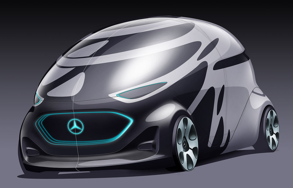 Mercedes Vision Urbanetic: concept electric și autonom pentru transport urban de persoane sau marfă - Poza 2