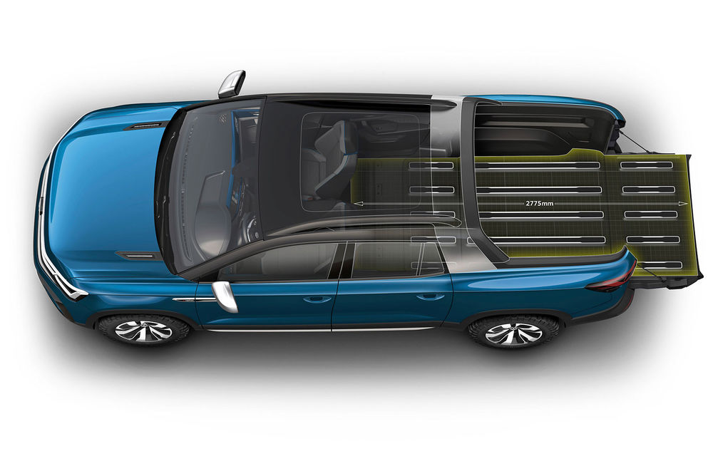 Volkswagen a prezentat noul concept Tarok: cutie automată și tracțiune integrală pentru pick-up-ul destinat pieței din Brazilia - Poza 2