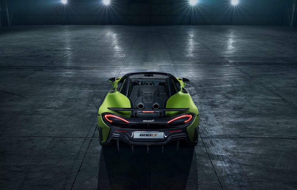 McLaren 600LT Spider: design exterior modificat, masă totală redusă și 2.9 secunde pentru sprintul 0-100 km/h - Poza 2