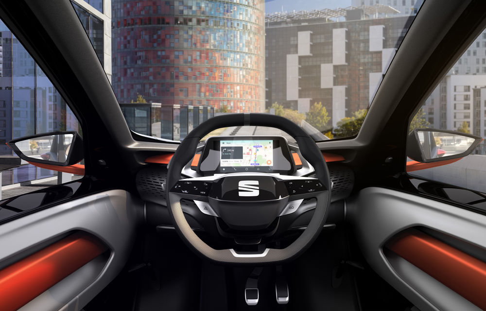 Rival pentru Renault Twizy: Seat Minimo este un concept de cvadriciclu electric cu autonomie de 100 de kilometri - Poza 2