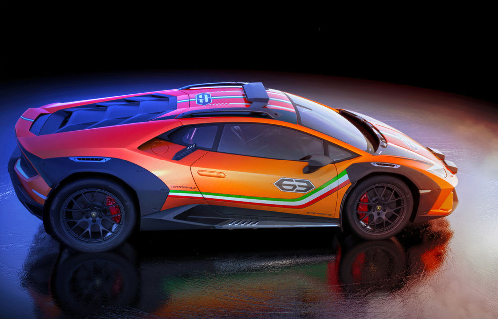 Lamborghini prezintă un concept off-road: Huracan Sterrato are garda la sol cu 47 mm mai înaltă decat Huracan și 640 de cai putere - Poza 2