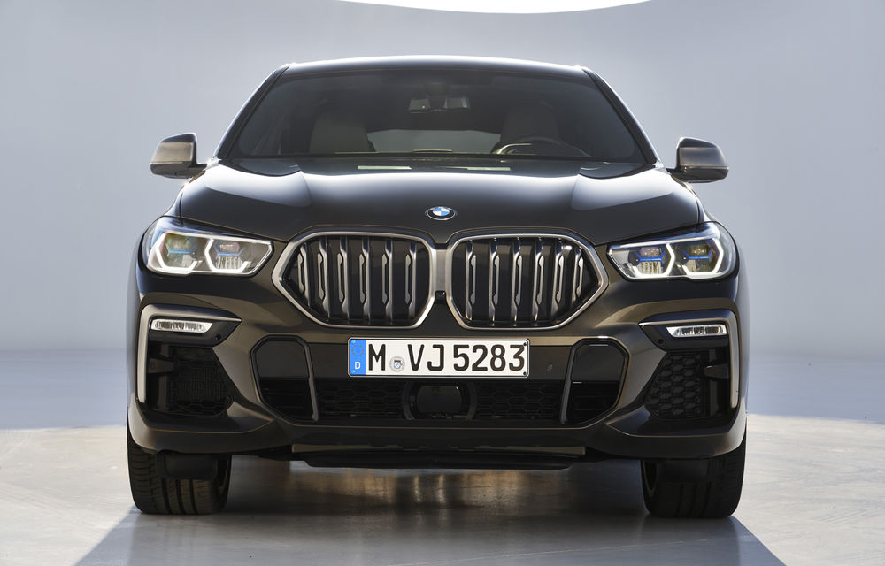 Imagini și detalii tehnice pentru noua generație BMW X6: motor pe benzină V8 de 530 de cai putere și grilă iluminată - Poza 2