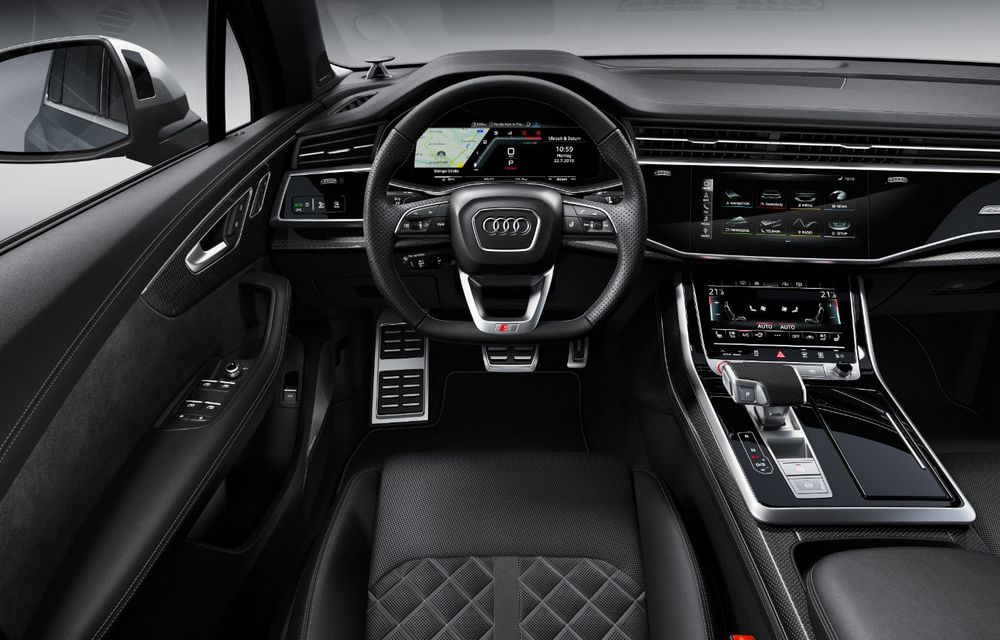 Cu accent pe diesel: Audi SQ7 TDI facelift are motor V8 de 4.0 litri cu 435 CP și 900 Nm - Poza 2