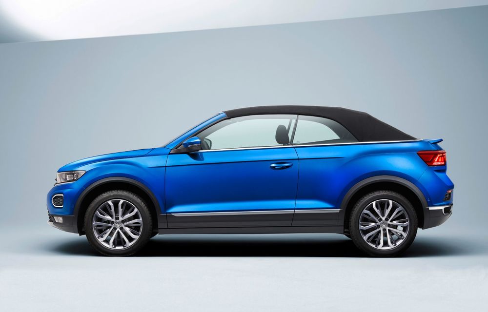 Volkswagen prezintă noul T-Roc Cabriolet: SUV-ul cu plafon soft-top are 2 motoare pe benzină de 115 și 150 de cai putere - Poza 2