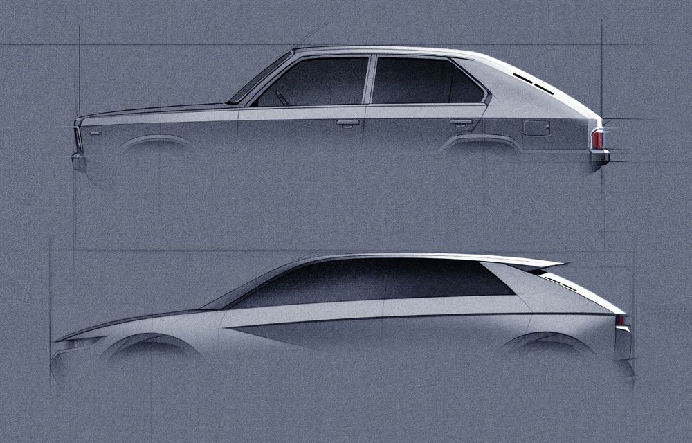 Hyundai prezintă conceptul 45: prototipul anunță direcția de design pentru viitoarele modele electrice ale constructorului - Poza 2