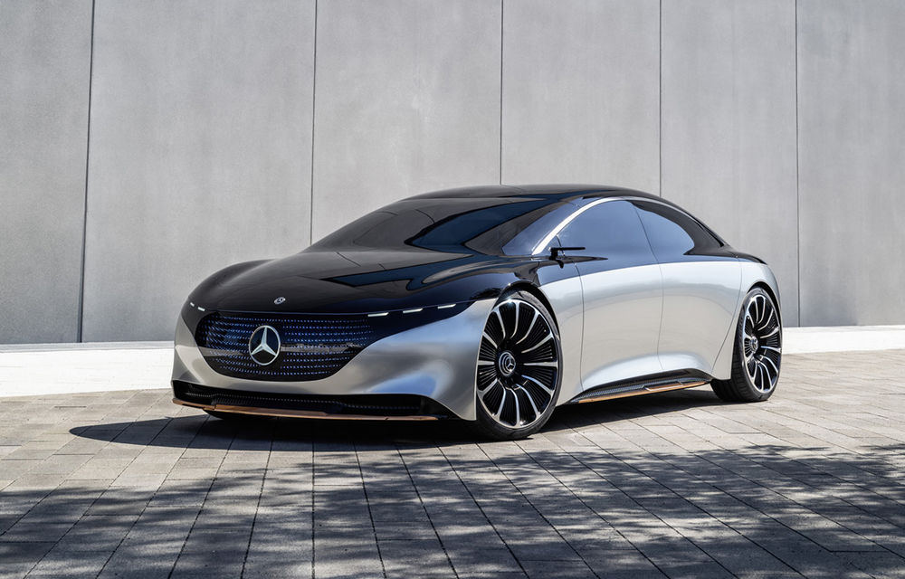Mercedes-Benz Vision EQS: conceptul viitoarei generații Clasa S este electric și are autonomie de 700 de kilometri - Poza 2