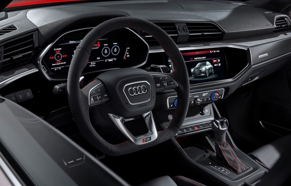 Primele imagini și detalii tehnice despre Audi RS Q3 și RS Q3 Sportback: SUV-urile de performanță au motor de 2.5 litri și 400 de cai putere - Poza 2