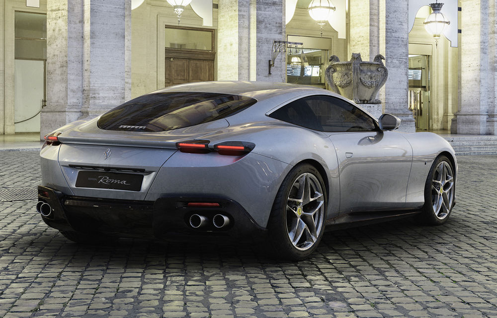 Ferrari prezintă noul coupe Roma: motor turbo V8 de 3.9 litri și 620 de cai putere - Poza 2