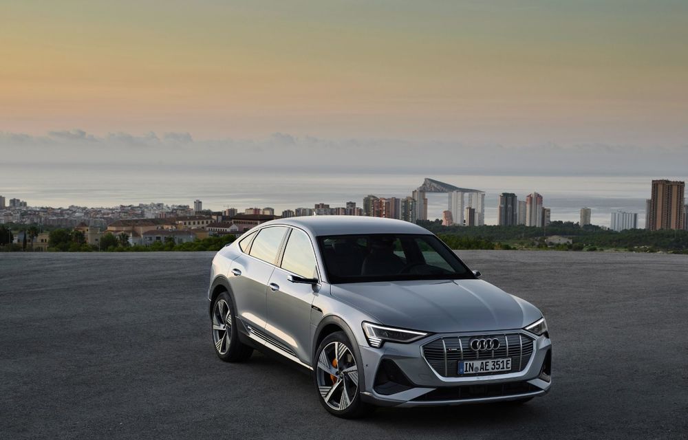 Audi prezintă e-tron Sportback: noul SUV coupe electric are până la 408 CP, autonomie de 446 de kilometri și faruri LED Digital Matrix - Poza 2