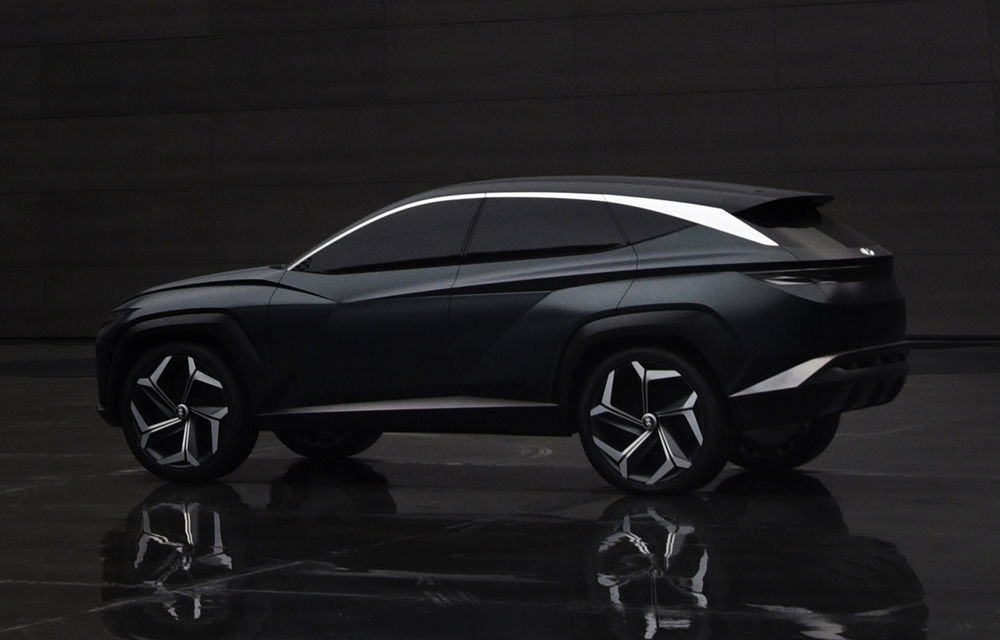Hyundai a dezvăluit Vision T Concept: SUV-ul plug-in hybrid anticipează designul viitoarelor modele ale constructorului - Poza 2