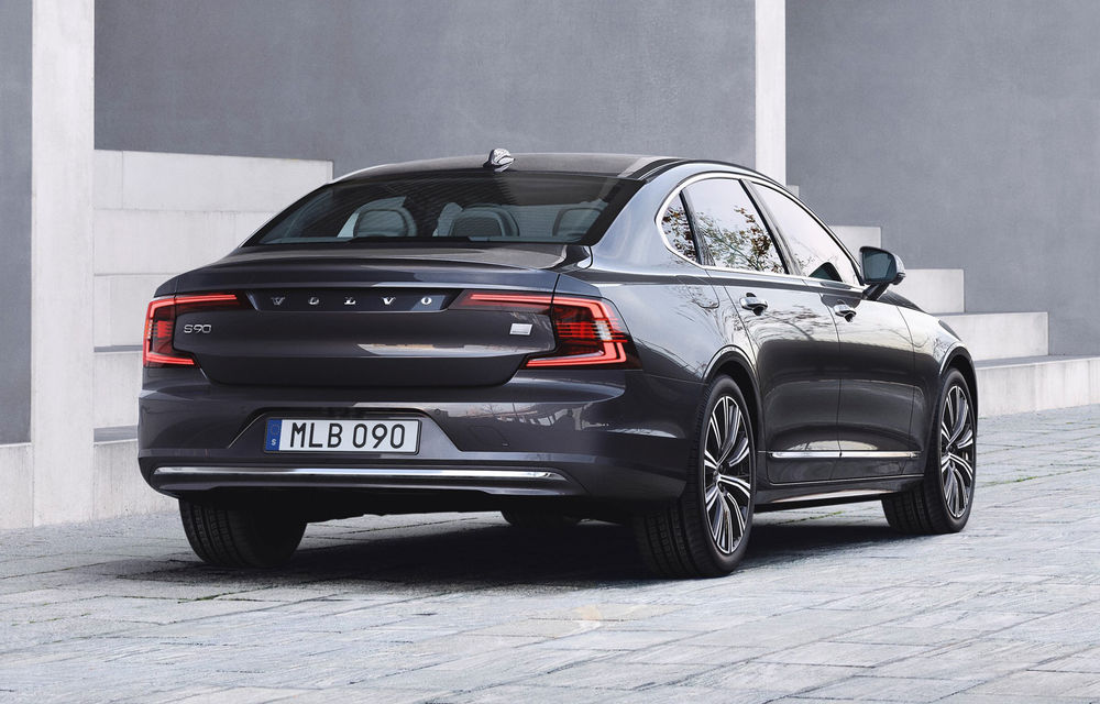 Primele imagini cu Volvo S90 și V90 facelift: modelele primesc în premieră versiuni mild-hybrid - Poza 2