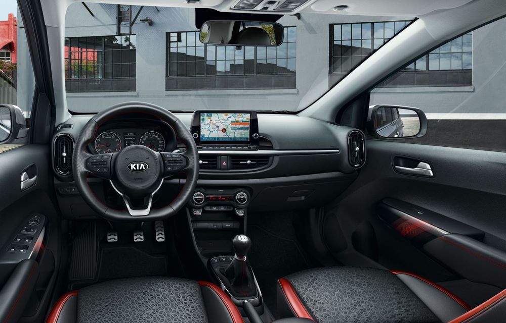 Kia lansează versiunea europeană a lui Picanto facelift: modificări estetice, ecran central de 8 inch și transmisie robotizată - Poza 2