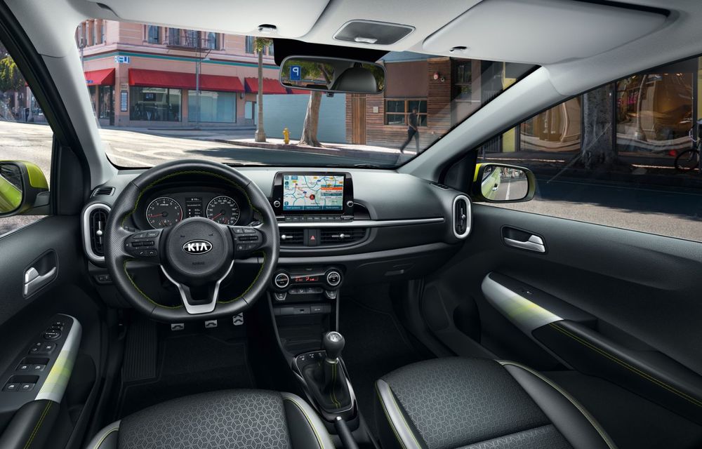 Kia lansează versiunea europeană a lui Picanto facelift: modificări estetice, ecran central de 8 inch și transmisie robotizată - Poza 2