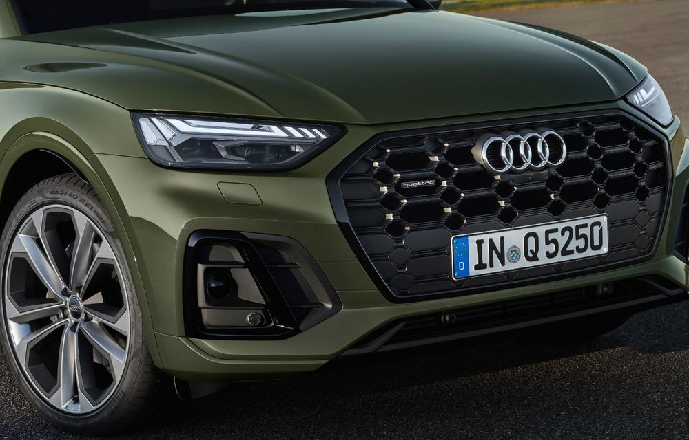 Audi a prezentat Q5 facelift: stopuri cu OLED, îmbunătățiri pentru interior și motorizare diesel mild-hybrid - Poza 2