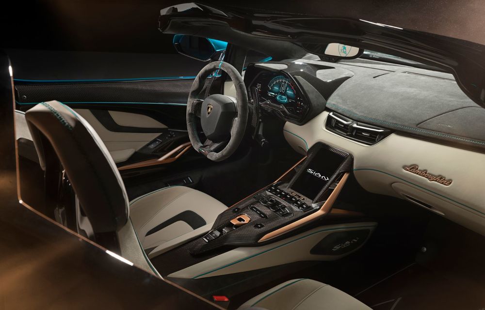 Lamborghini a prezentat noul Sian Roadster: hypercar-ul cu sistem mild-hybrid și 819 CP va fi limitat la 19 unități - Poza 2