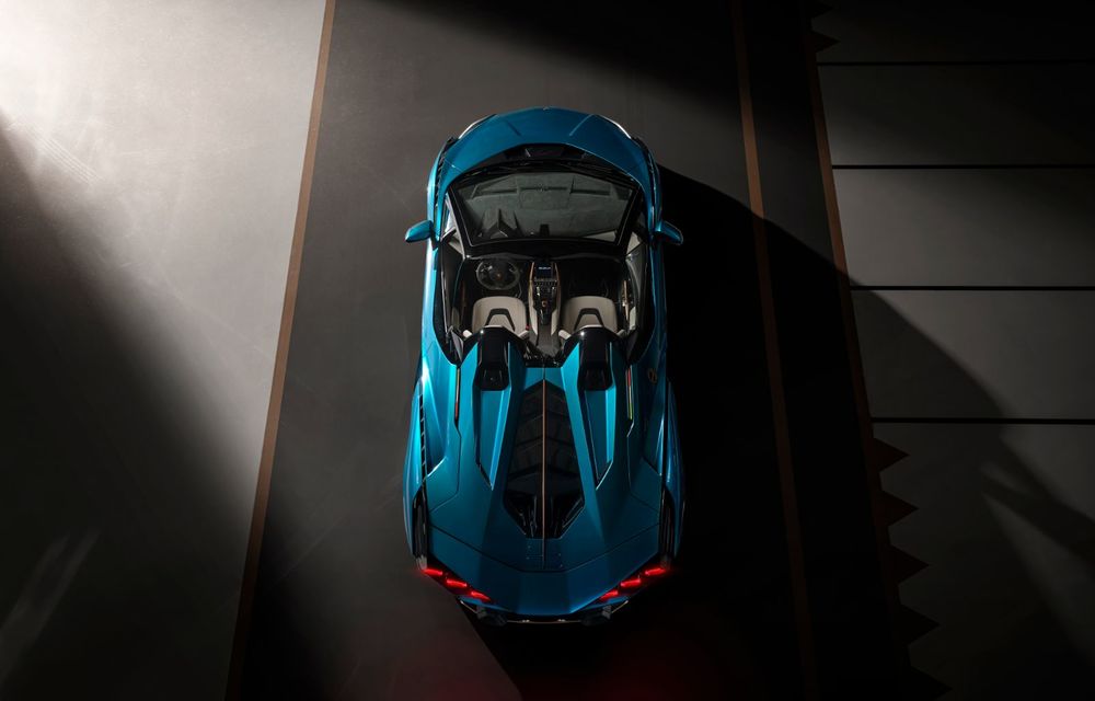 Lamborghini a prezentat noul Sian Roadster: hypercar-ul cu sistem mild-hybrid și 819 CP va fi limitat la 19 unități - Poza 2
