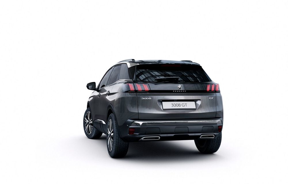 Peugeot a prezentat 3008 facelift: noutăți de design, sisteme de asistență îmbunătățite și versiuni plug-in hybrid cu până la 300 CP - Poza 6